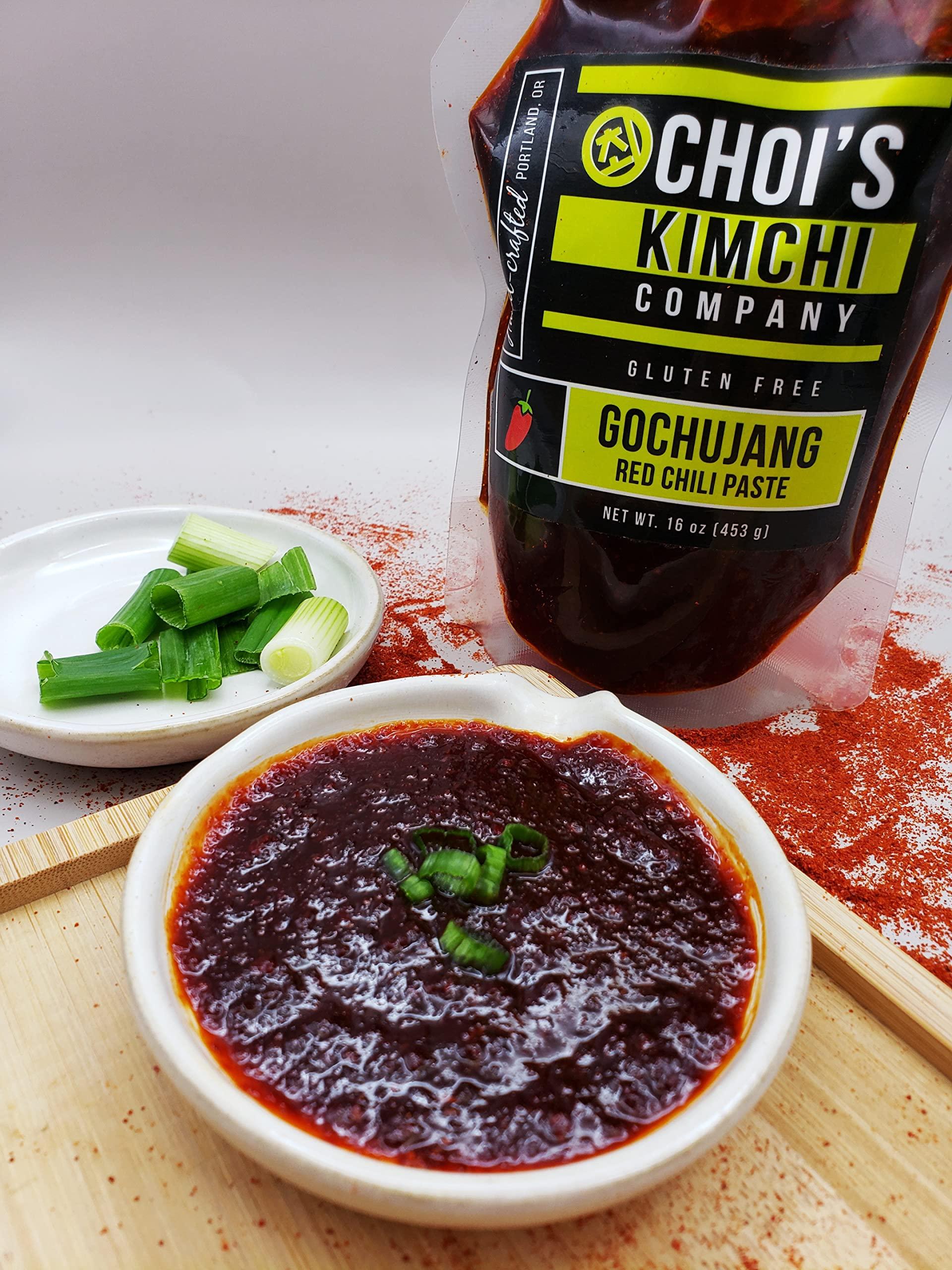 Choi's Kimchi Co. Gluten-Free Gochujang [Vegan, Gluten Free] by Choi\'s Kimchi Co. Made in USA. (16oz (Pack of 1))