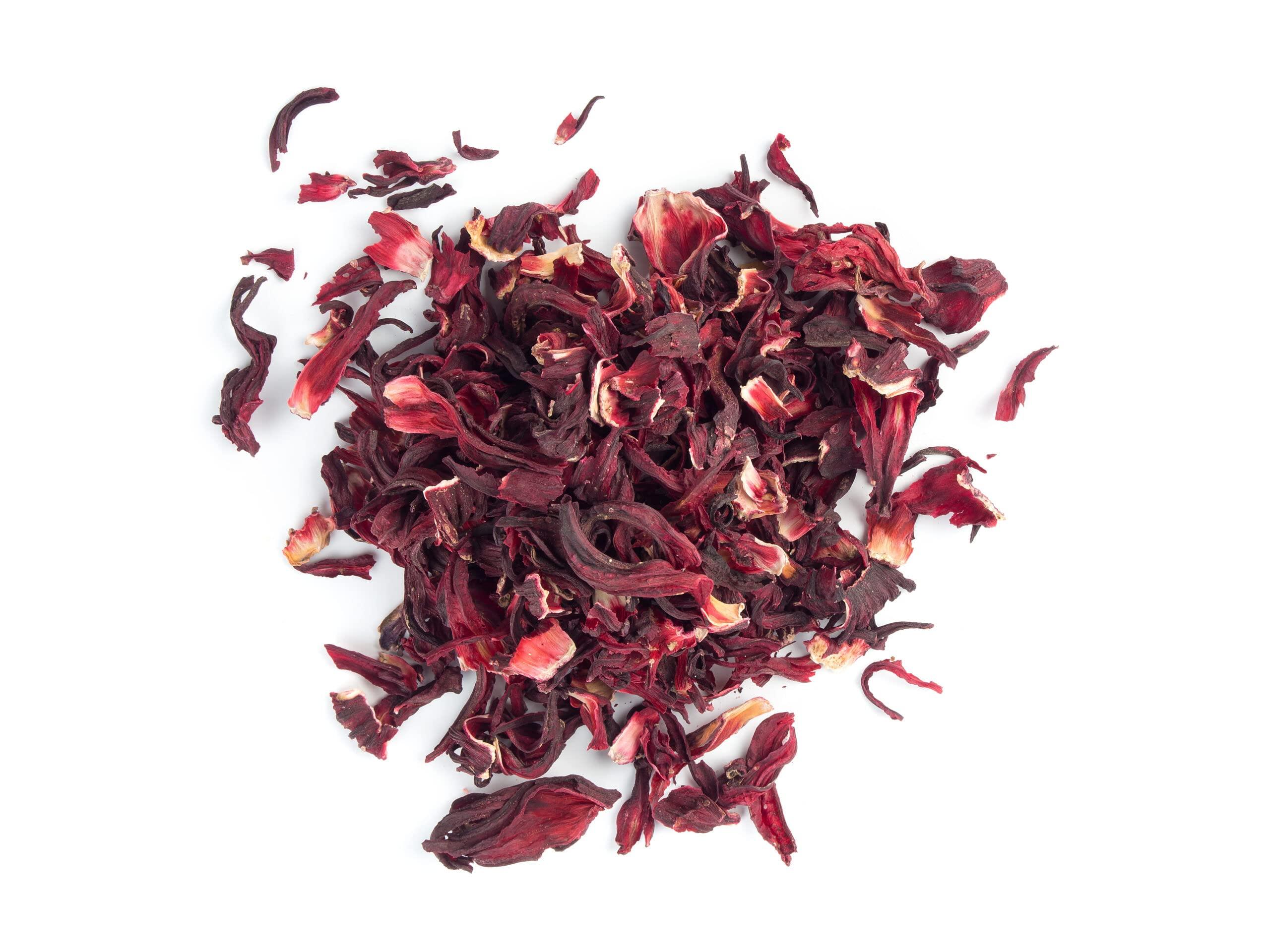 Morel Distribution Company Dried Hibiscus Flowers Cut and Sifted, Flor de Jamaica, Great for Hibiscus Tea Jamaica Tea. 2 Lbs.