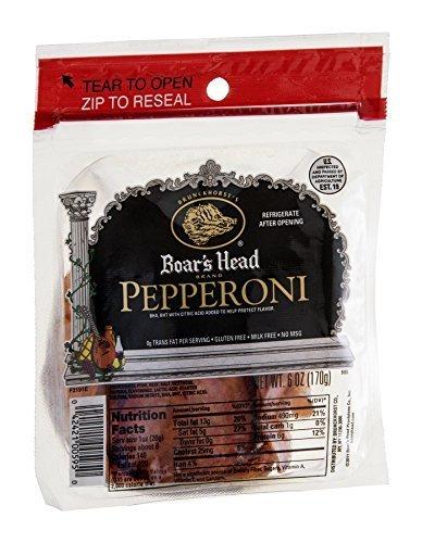 Boars Head Boar's Head sliced pepperoni 6 oz per pack (5 packs) by Boar's Head