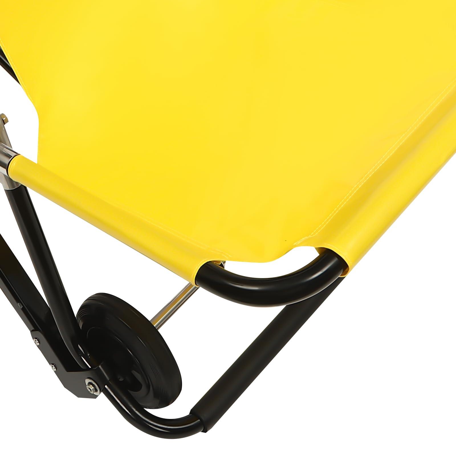 Oiveinya Folding Stair Chair Lift, Aluminium Alloy Chair Lift Stairs Elderly Stair Lifts Assist Devices with 4 Wheels, Portable Foldable Stair Chair Lift for The Seniors Injured Disabled, Load 350Lbs