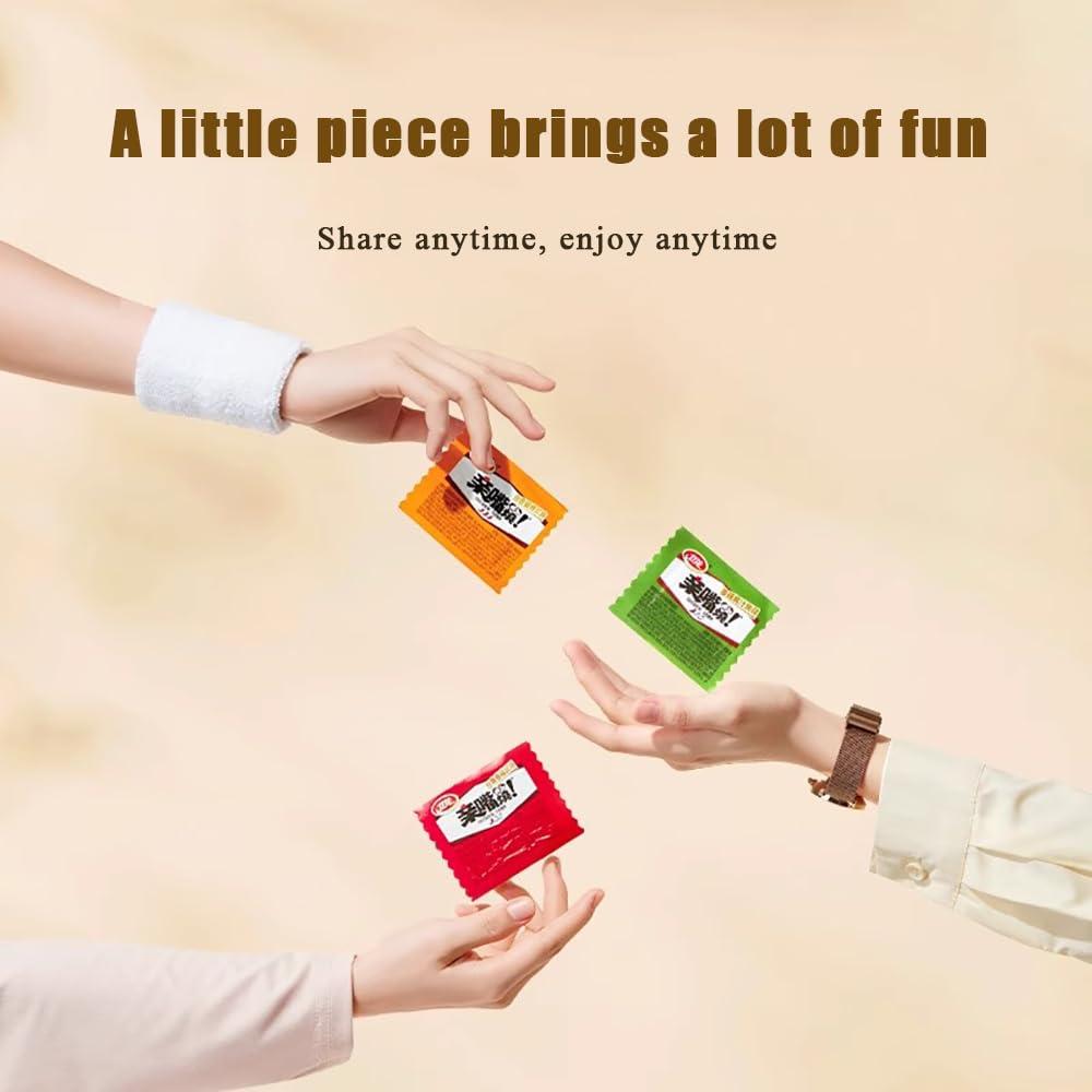 Phuumy Phuumy 1.06 lb latio Spicy Strips Chinese Snacks Vegan Fragrant Spicy Flavour Classic Spicy Flavor,Mouthwatering Chinese FoodClassic Spicy Gluten Latiao,Authentic Chinese Snacks