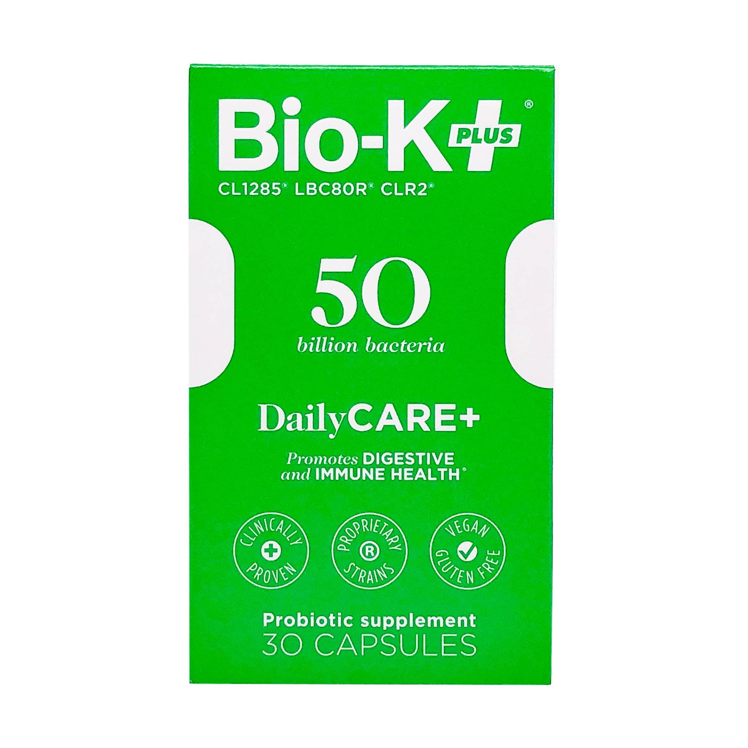 BIO-K PLUS Bio-K Plus, Dailycare 50 Billion Probiotics, 30 Count
