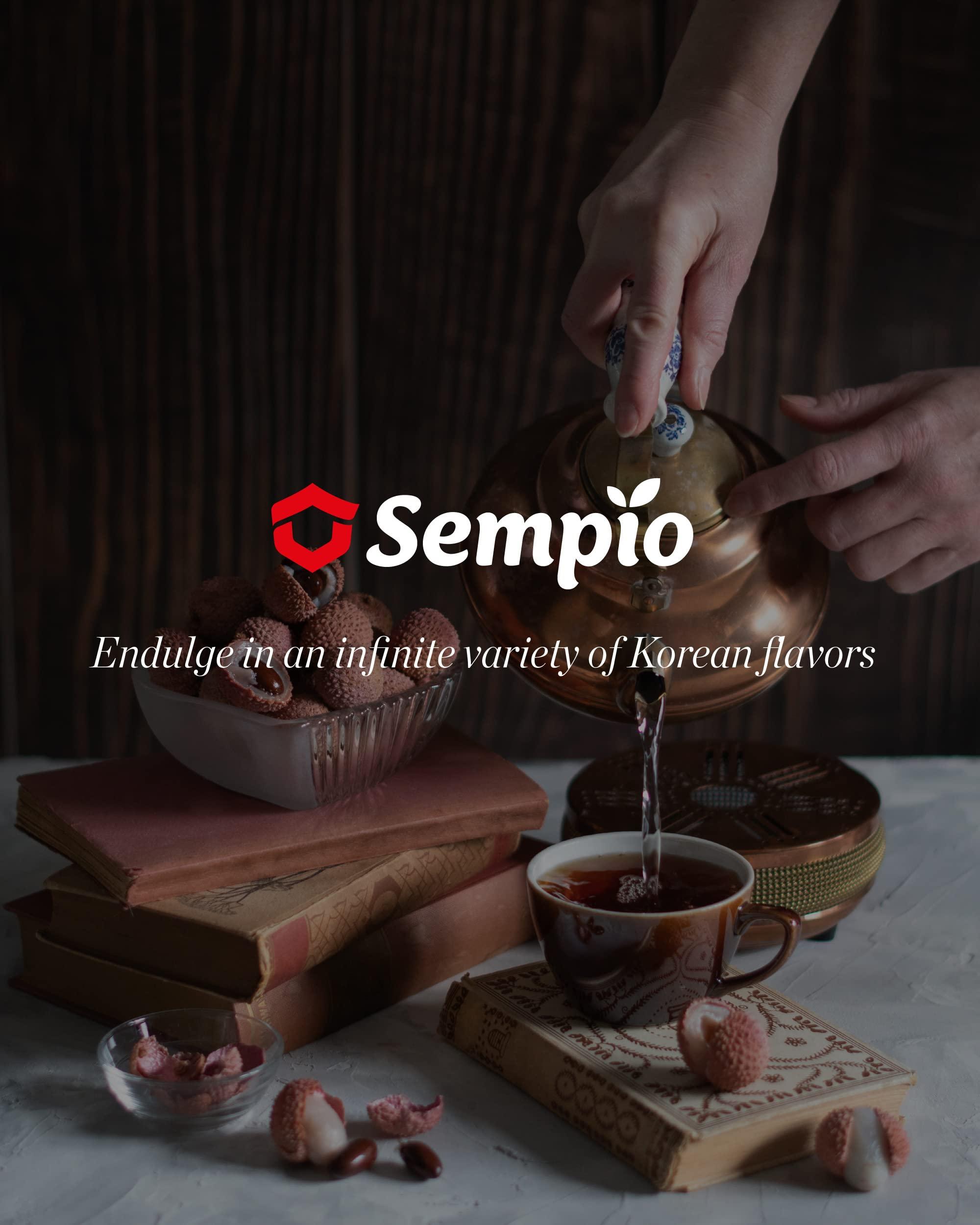 Sempio SEMPIO Organic Corn Silk Tea 100% Natural Ingredients, Caffeine-Free, Sugar-Free, Herbal Blend with Roasted Corn and Corn Silk for a Rich Nutty Aroma, Calming & Relaxing (80 Tea Bags, Pack of 1)