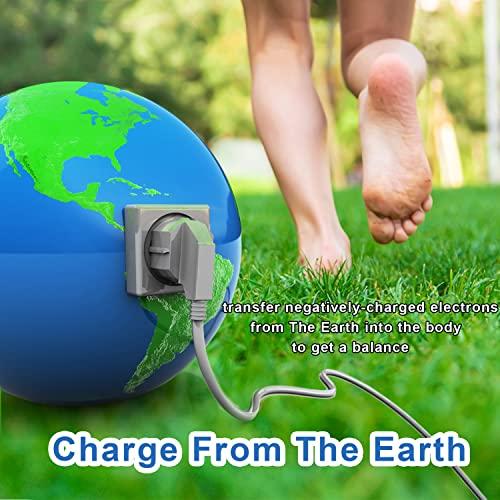 NeatEarthing Grounding Mat, Grounding Sleep Mat 54’’x 71’ Perforated Design 100% Conductive Carbon Leatherette Grounding Mats, Fits for Full Size