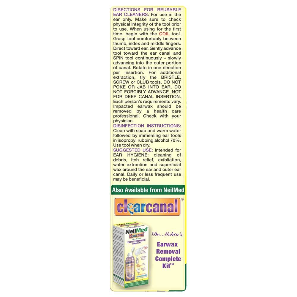 NeilMed NeilMed Reusable Flexible Ear Cleaners, 15 Piece Set