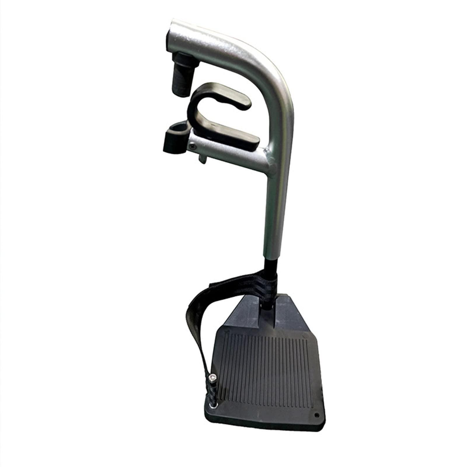 VEXIGO VEXIGO Wheelchair Foot Pedal, Footrest Foot Pedal Replacement Parts, Metal with Pole, Replacement Universal Accessories