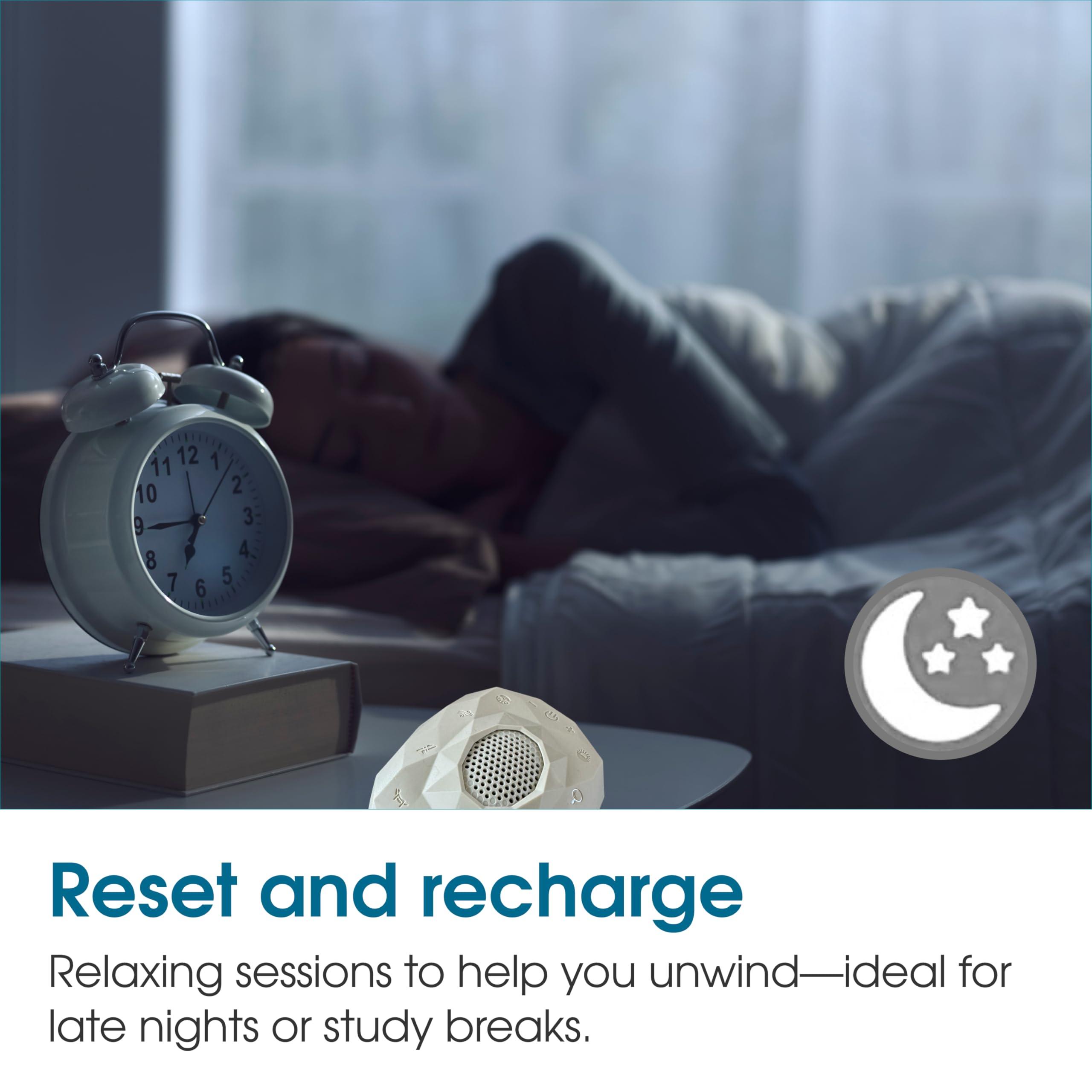 Zenimal Zenimal Teen and Adult Meditation Audio Player - Patented Screen-Free Mindfulness Device with 9 Audio Meditations and 60 Minutes of Soothing Sounds and Music, Jade Sandstone