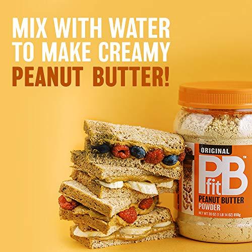 PBfit PBfit All-Natural Peanut Butter Powder, Peanut Butter Powder from Real Roasted Pressed Peanuts, Low in Fat High in Protein, Natural Ingredients, 8 oz, 227g