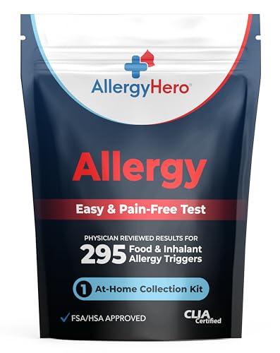 Better Life Science Comprehensive at-Home Food and Environmental Allergy Test Kit with 295 Triggers for Adults and Kids, Easy and Pain-Free Testing for Accurate Results