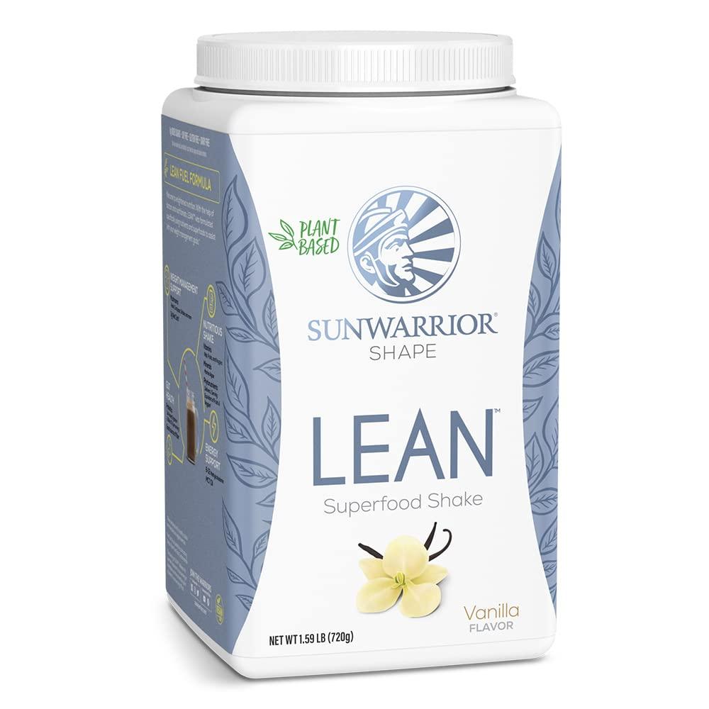 Sunwarrior Sunwarrior Vegan Protein Superfood Shake Meal Replacement Organic Protein Supplement | Gluten Free Non-GMO Dairy Free Sugar Free Low Carb Plant Based Protein | Vanilla 20 Servings | Shape Lean