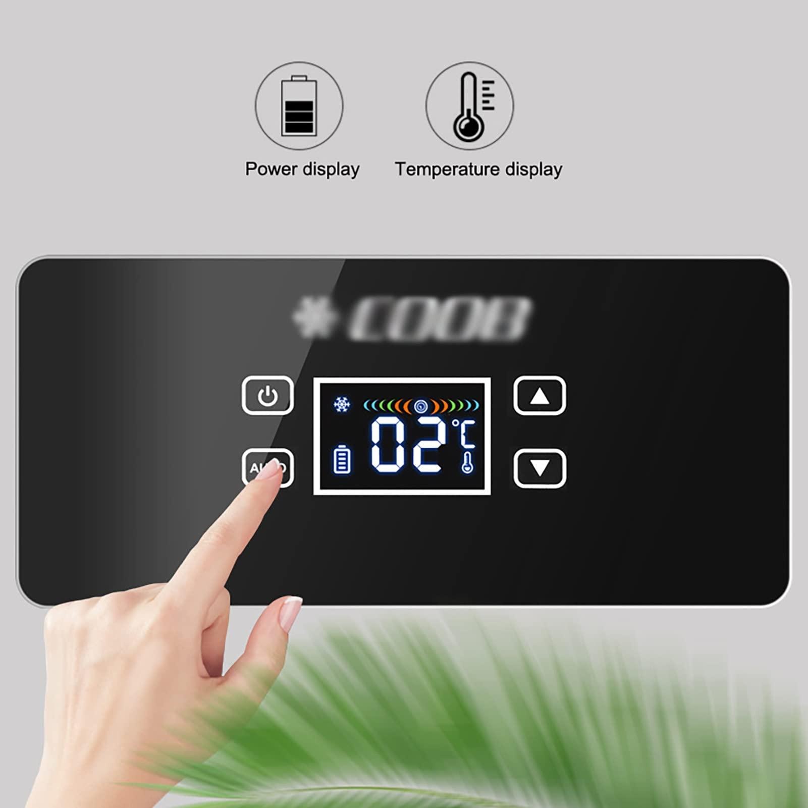 YXJPP Portable Insulin Cooler - White Car Travel Small Fridge, Large Capacity Home Care Medicine Refrigerator and Insulin Cooler, Small Travel Box for Medication