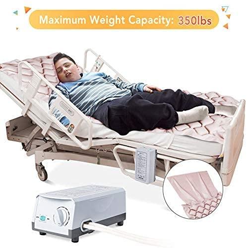 FIRST LOVE Alternating Pressure Mattress Medical Air Mattress with Inflatable Pad & Electric Pump System for Ulcer Bedsore Prevention and Pressure Sore Treatment-Fits Standard Hospital Beds, 79x35 in Pack of 1