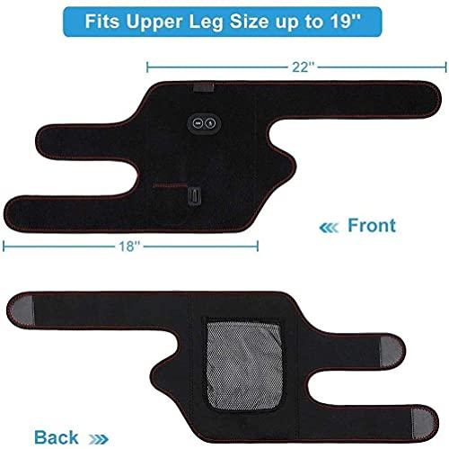 okuya 2-in-1 Arthritis Pain Relief Knee Brace, Heated Knee Support for Arthritis, Knee Heating Pad for Hot or Cold Therapy Keep Warm, Electric Wrap for Pain Relief and Massage