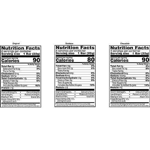 RICE KRISPIES TREATS Rice Krispies Treats Crispy Marshmallow Squares, Kids Snacks, Cereal Bars, Variety Pack, 12.1oz Box (16 Bars)