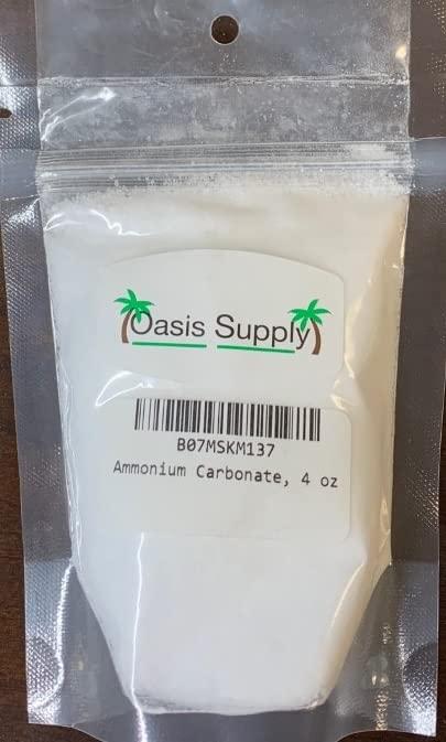 Oasis Supply Oasis Supply Baker\'s Ammonia, Ammonium Carbonate, Ammonium Bicarbonate, Traditional Leavening Agent, Food Grade, 4oz