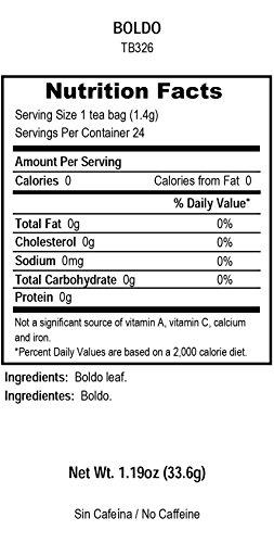 Tadin Tadin Boldo Tea, 24 Count (Pack of 4)