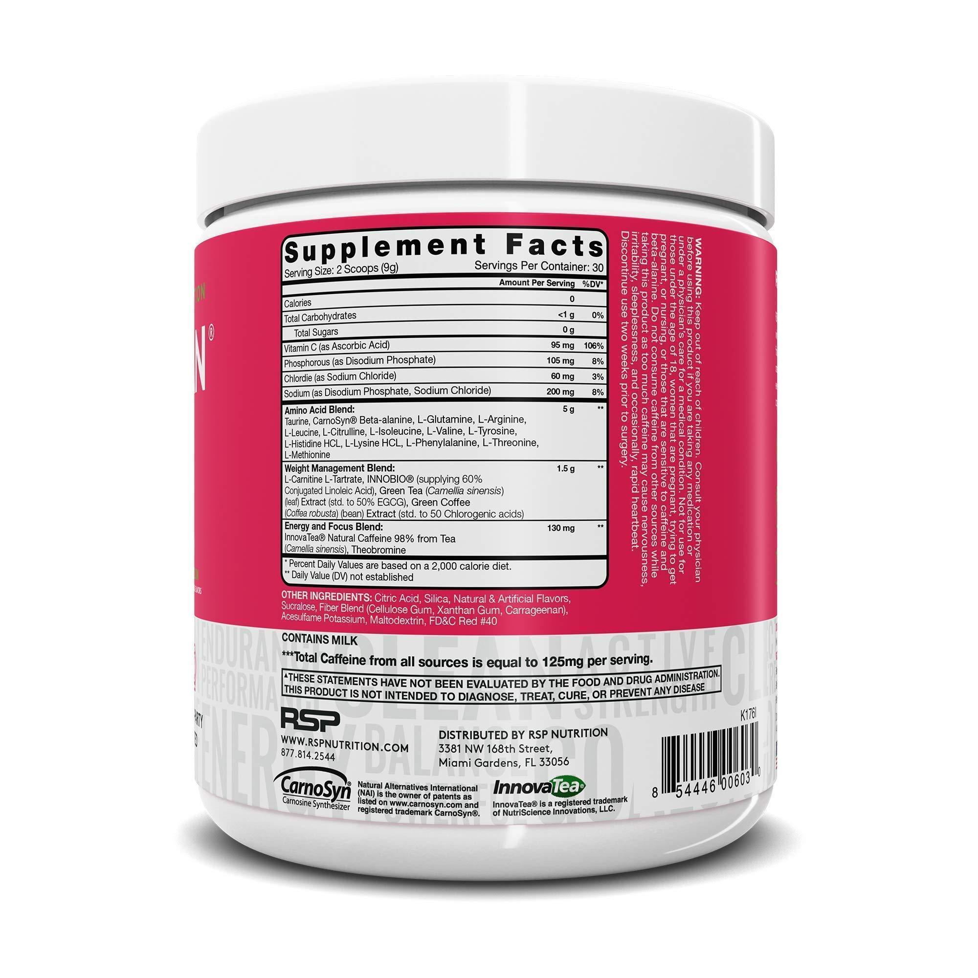 RSP NUTRITION RSP NUTRITION TrueFit Protein Powder (Chocolate 2 LB) with AminoLean Pre Workout Energy (Watermelon 30 Servings)