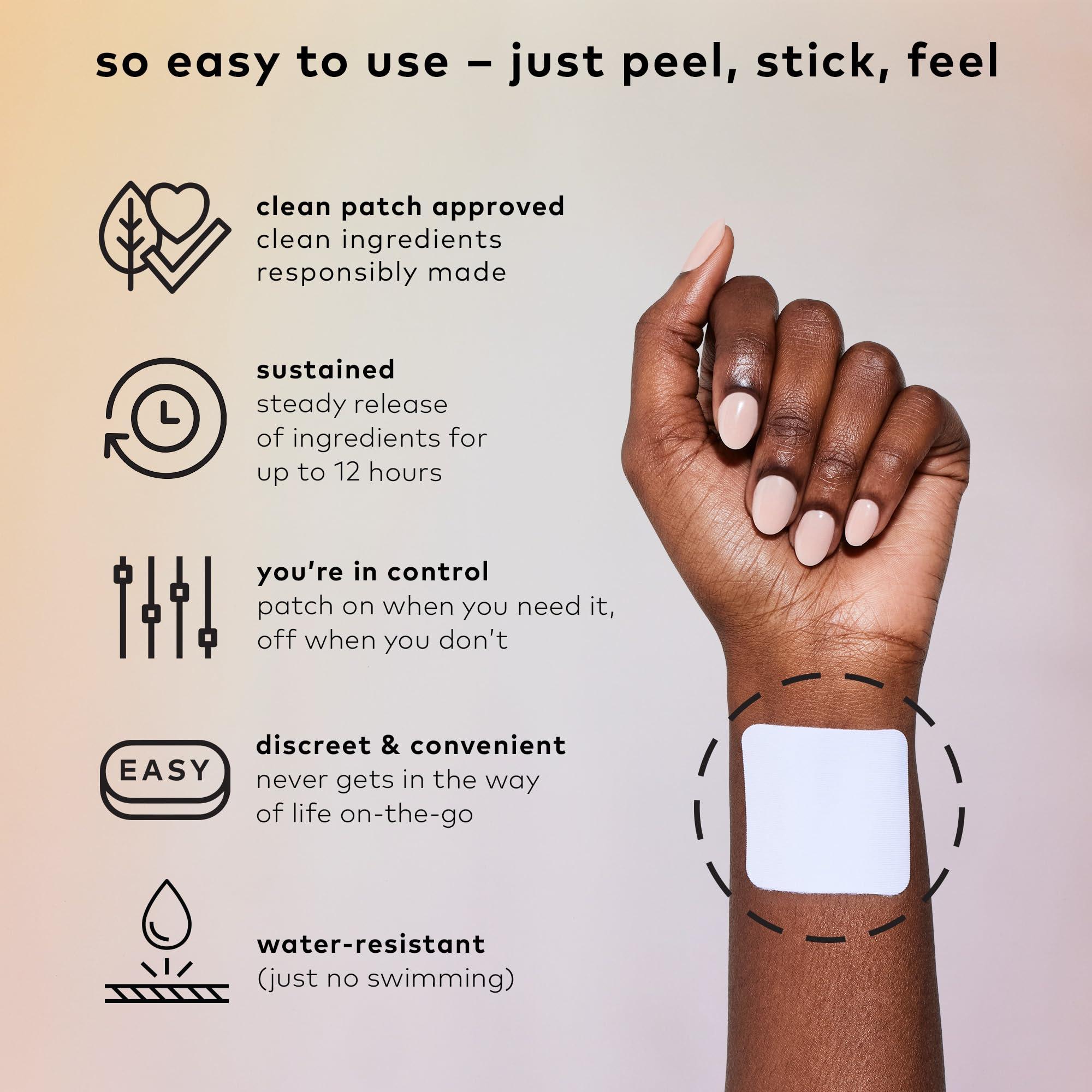 The Good Patch The Good Patch Active Patch, Energy Support, Natural Patch with Caffeine, Beta Alanine, Rhodiola, Plant Powered Wearable Wellness, Sustained Release (16 Total Patches)