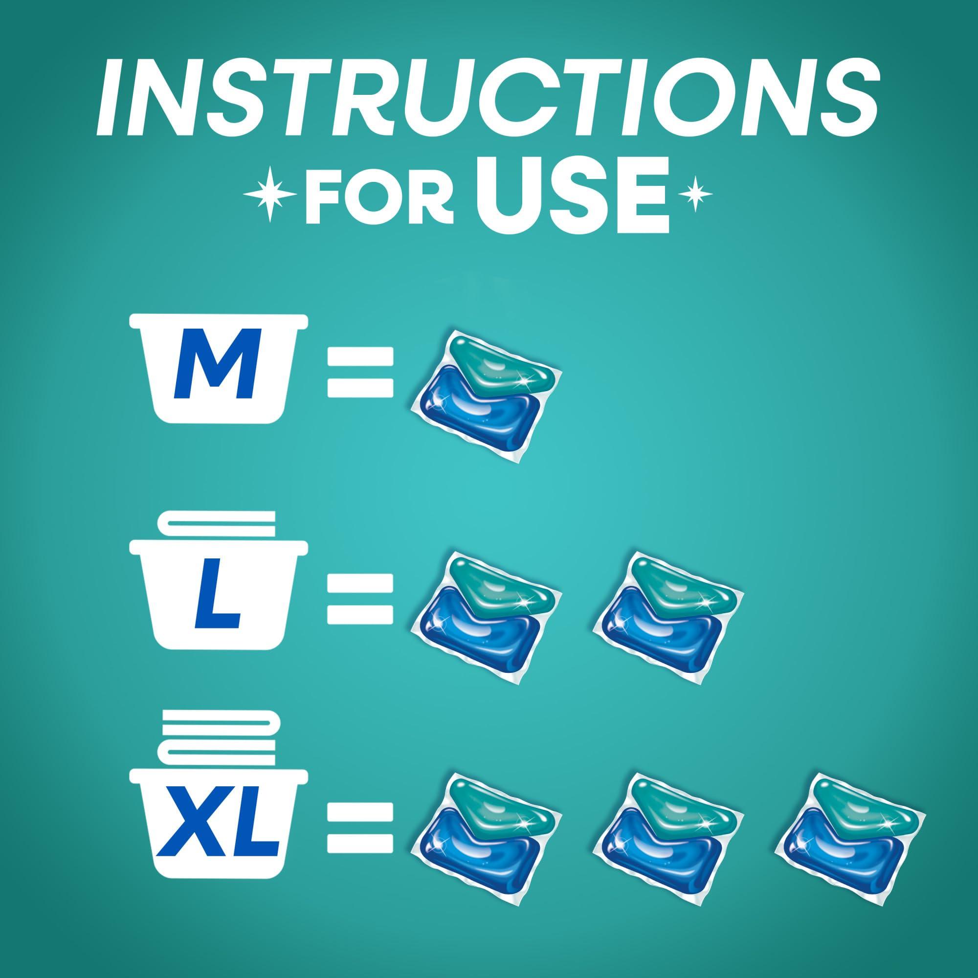 Persil Persil Ultra Pacs Activewear Clean Laundry Detergent, 57 count