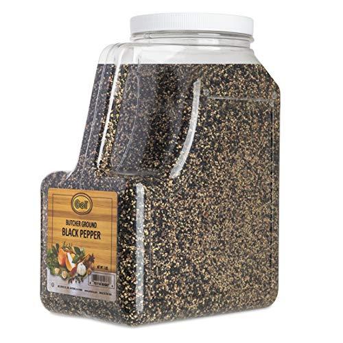 Gel Spice Gel Spice 10 Mesh Butcher Ground Black Pepper 5 Lb | Great For for Barbecue and Grilling Meat Rub