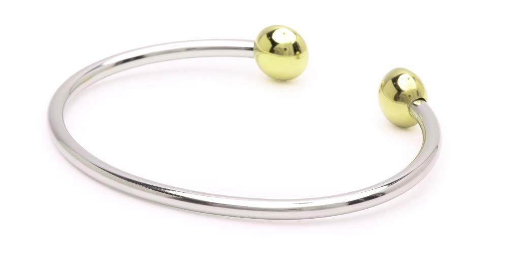 QRAY QRAY Combo Standard Steel Golf Athletic Bracelet Men Women C-Shaped Health Wellness Bracelet (Medium: 7"~7.75")