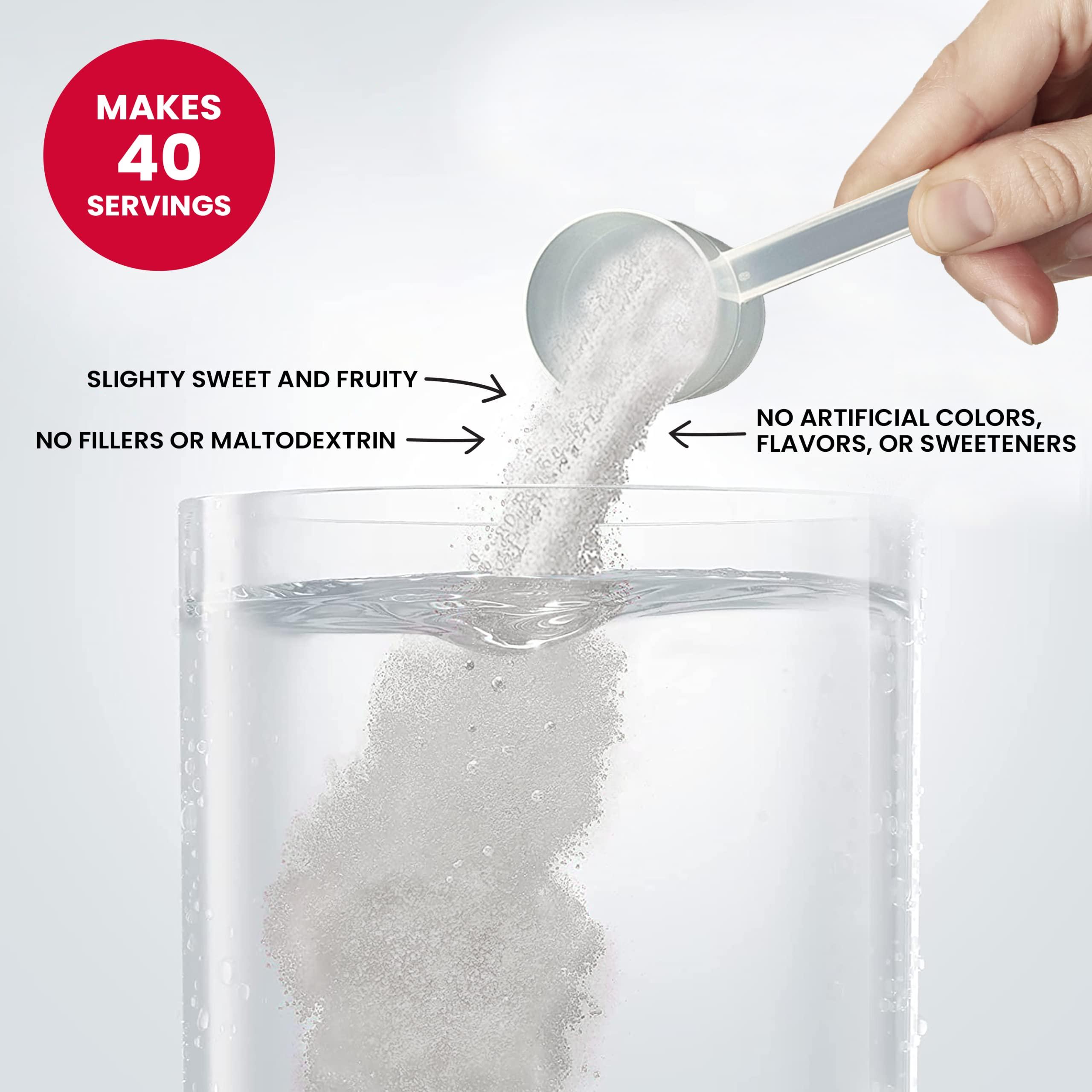 Vitalyte Vitalyte Electrolyte Powder Drink Mix, Isotonic Electrolyte Hydration Mix, Gluten Free Post Workout Powder Mix, Pack of 1, 35 oz., Fruit Punch Flavor