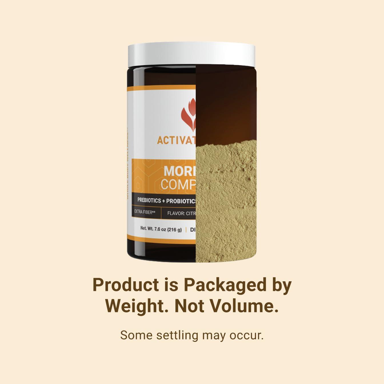 ACTIVATEDYOU ACTIVATEDYOU Morning Complete Daily Wellness Greens Superfood Drink Mix for Gut Health w/Prebiotics, Probiotics, Antioxidants, Green Superfoods, 10 Billion CFUs, 30 Servings (Citrus)