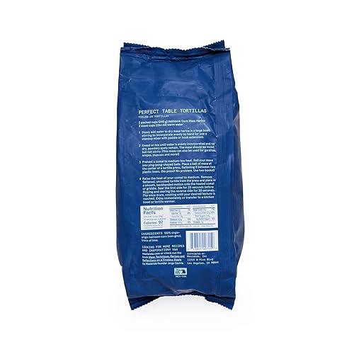 Masienda Masienda Heirloom Blue Corn Masa Harina/Flour. Nixtamalized Corn Flour Perfect for Corn Tortillas, Tamales, Tostadas, Pupusas, Arepas and More. Gluten-Free, Non-GMO, Preservative-Free. 2.2 Pounds.