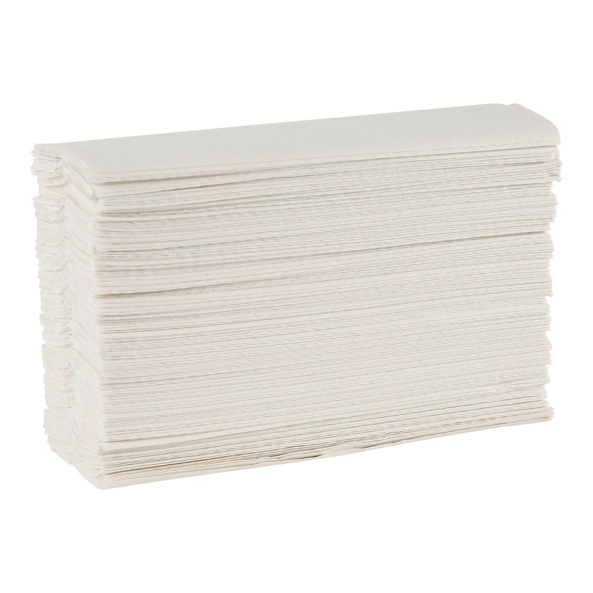 Windsoft Windsoft C Fold Disposable Bathroom Paper Towels, 2,400 Recycled White Hand Towels, 200 Towels Per Pack, 12 Packs Per Carton, 13.25\"x10.2\", Embossed