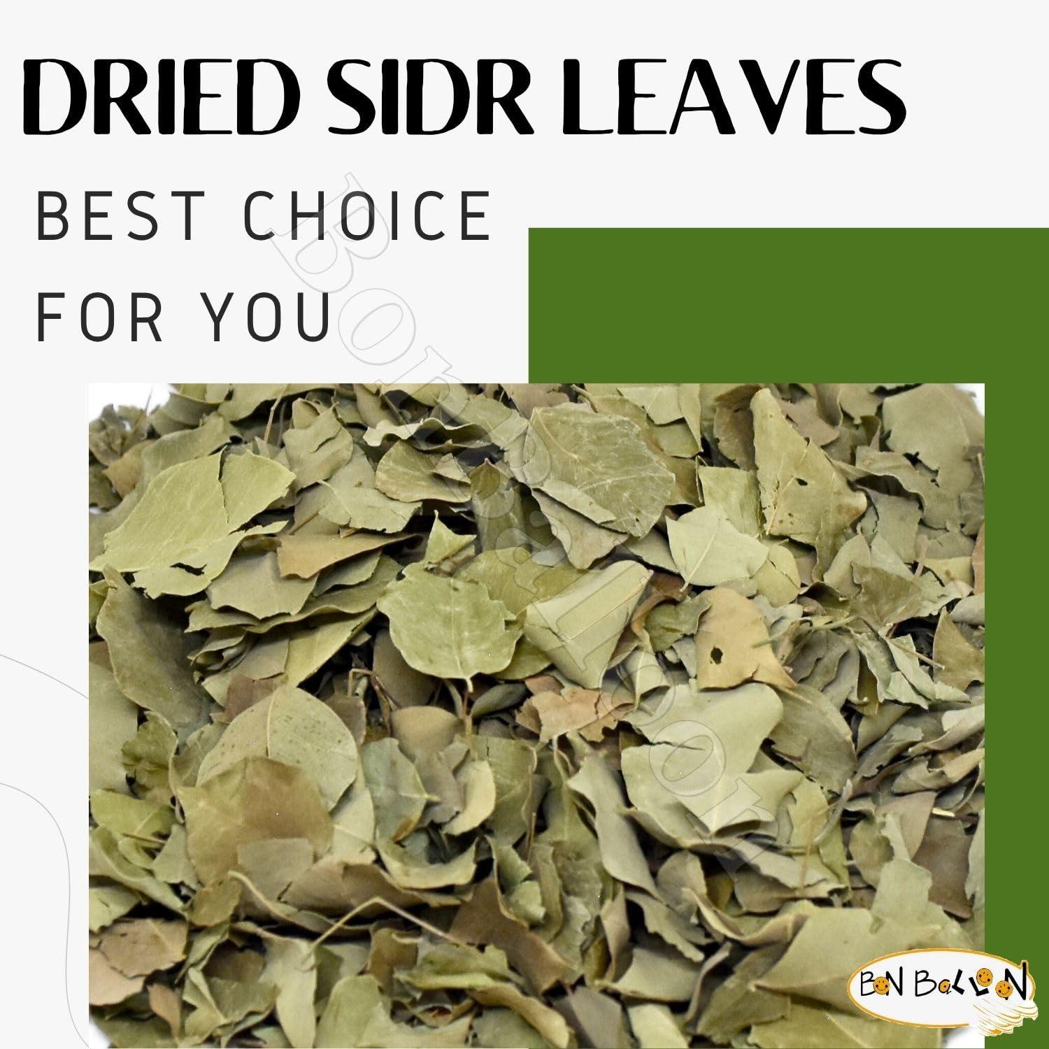 bonballoon Wholesale Seder Sidr Dried Broken Leaves (Lote Tree Jujube Ziziphus Spina Christi Christ Golchin Lotus) Leaf Natural Herbs For Hair And Care Body No Preservatives Non Gmo Kosher Halal (5 oz / 425g)