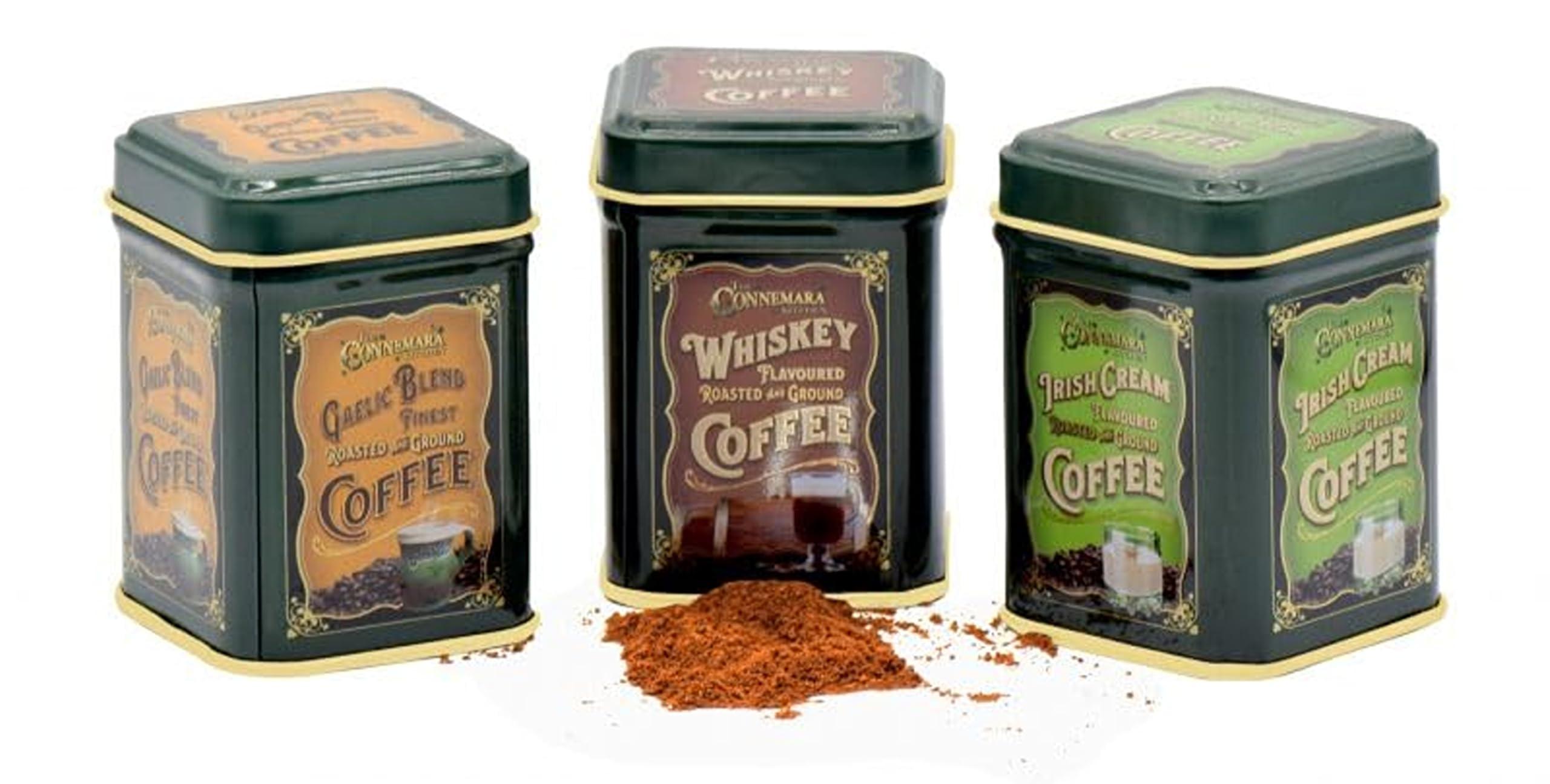 JC Walsh and Sons JC Walsh and Sons Irish Set of 3 Mini Coffee Flavours: Irish Cream, Whiskey & Gaelic Blend Flavored Coffee