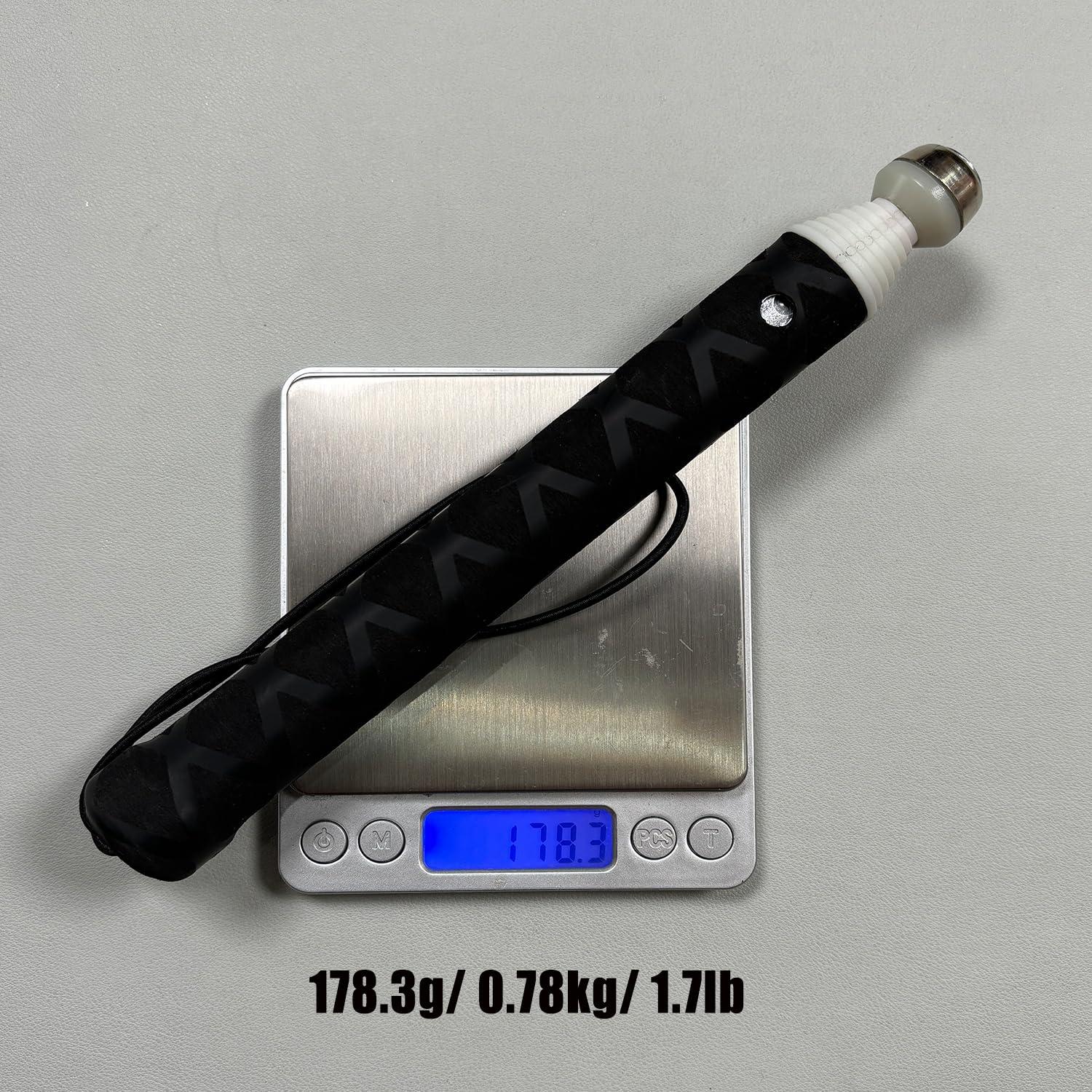 Rooyi ROOYI Aluminum Telescopic Blind Cane Walking Stick Foldable Retractable Visual Impairment Cane for The Blind 9 inch Walking Cane (Black)