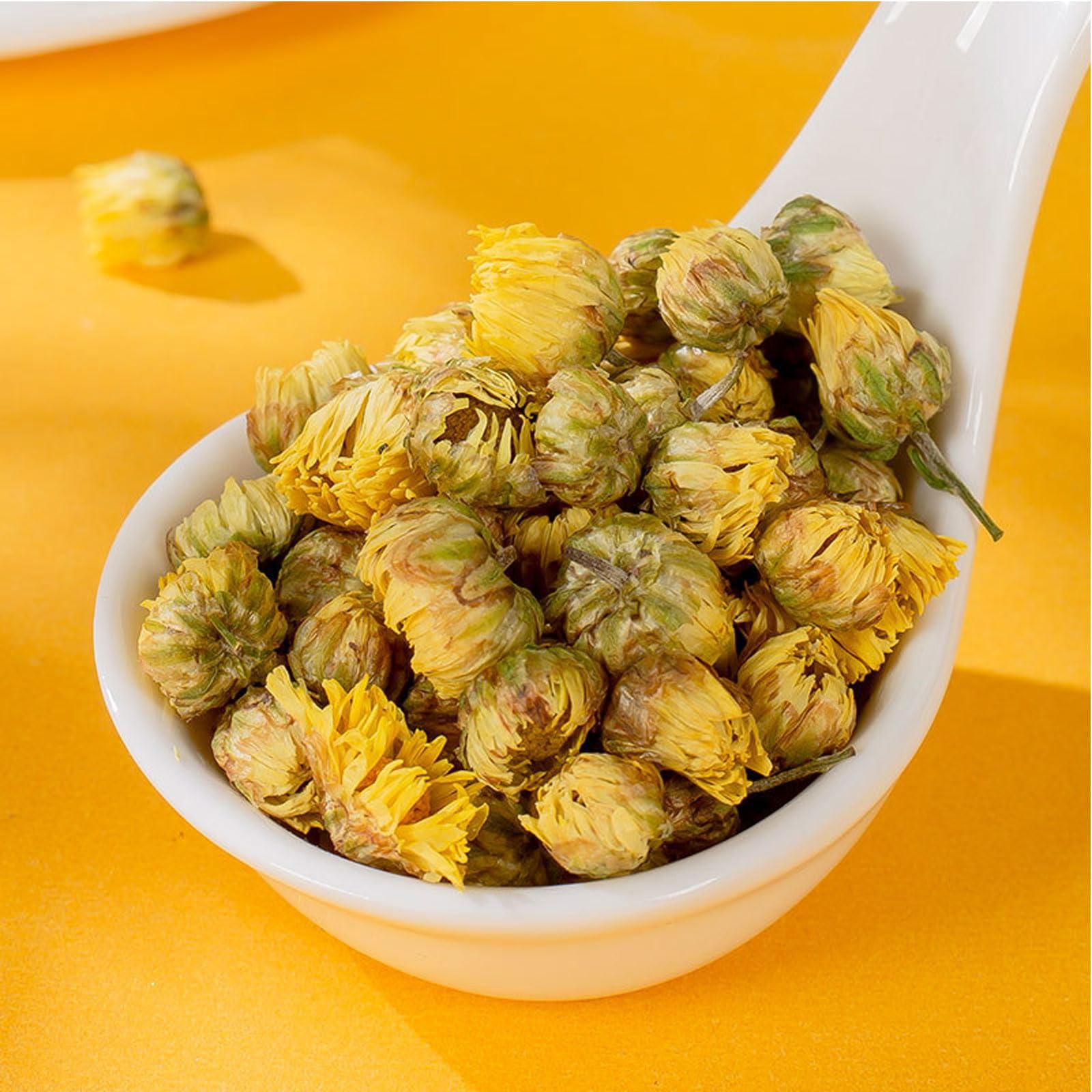 TEAERPKLAE Chrysanthemum Tea Flowers 150g / 5.3oz Chrysanthemum loose tea chrysanthemum tea Dried Fetal Chrysanthemum Bud 150g