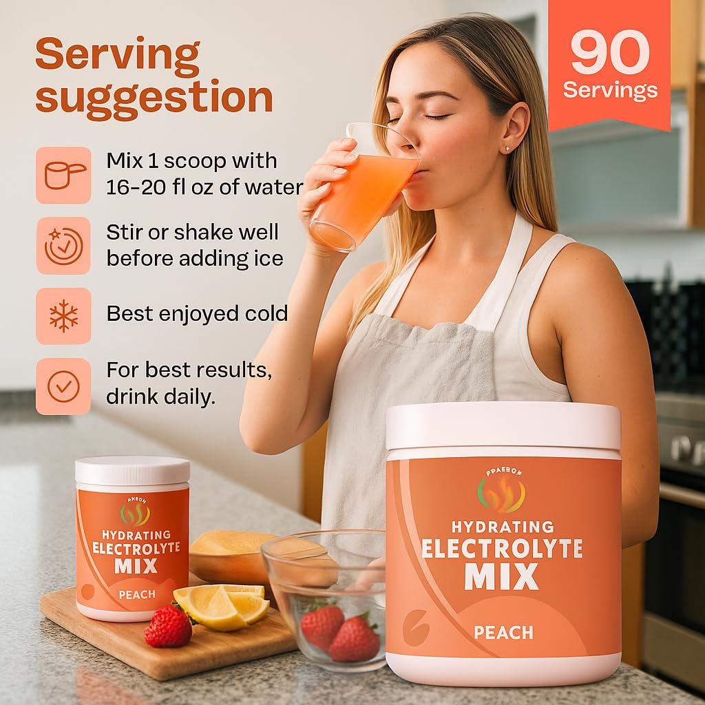 Vitalogix Naturals Vitalogix Naturals Electrolyte Powder | Sugar-Free Hydration Supplement | Keto Electrolytes for Energy & Muscle Recovery | Zero Sugar, Vegan, Gluten-Free | Rapid Rehydration & Electrolyte Drink Mix
