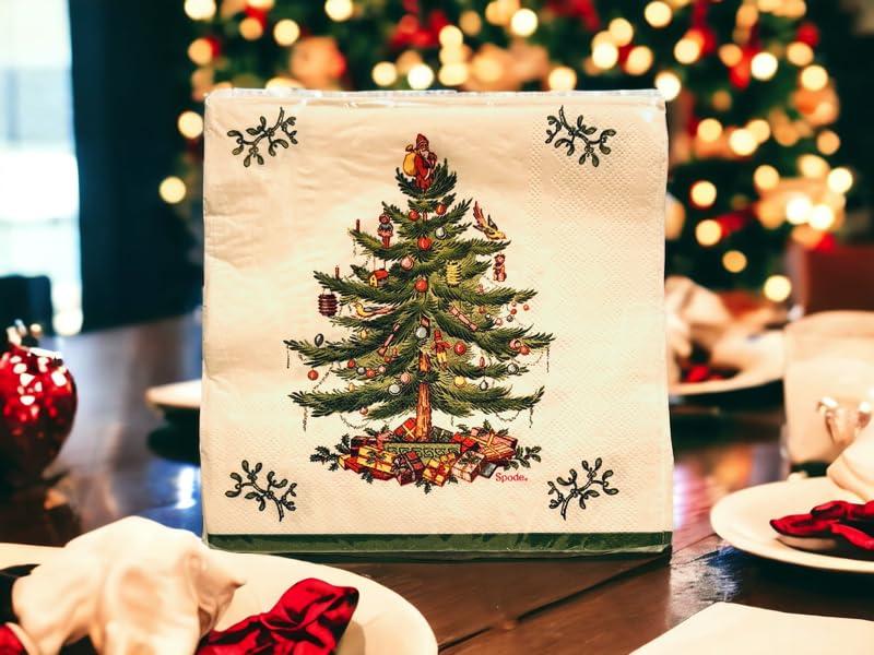 Spode Spode Christmas Tree Lunch Napkins, 3 ply 40 count