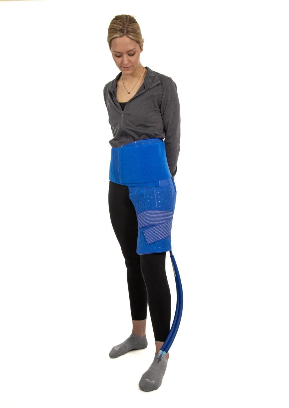 Polar Products Polar Active Ice Hip-Extended Coverage Cold Therapy Ice Machine System with 12.5\"x22.5\" Therapy Compression pad, Programmable Timer, 16 Qt. Cooler, Quiet Pump, Strong Cryotherapy Pain Relief Treatment