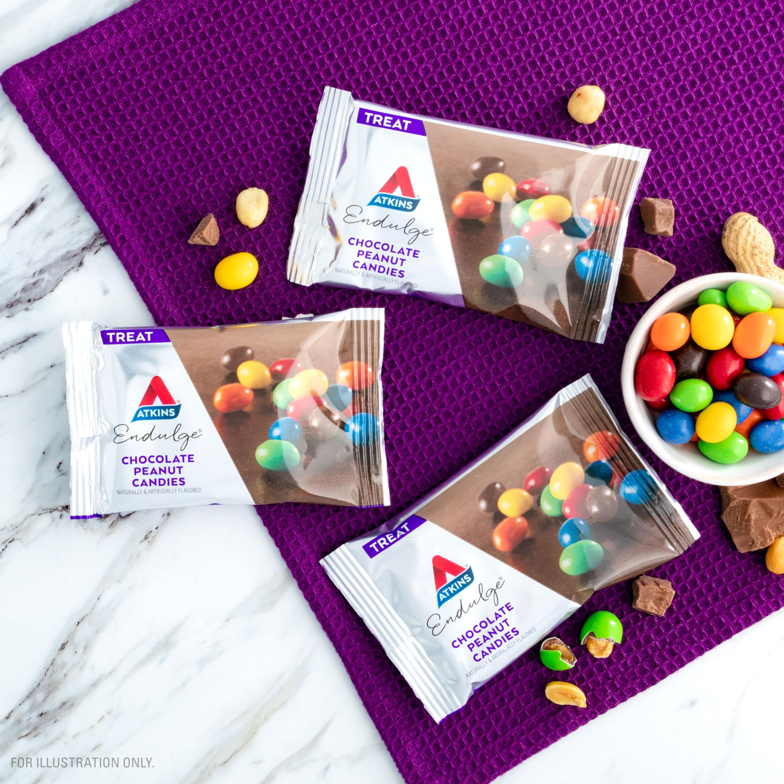 Atkins Atkins Endulge Chocolate Peanut Candies, Dessert Favorite, 0G Sugar, 16 Count
