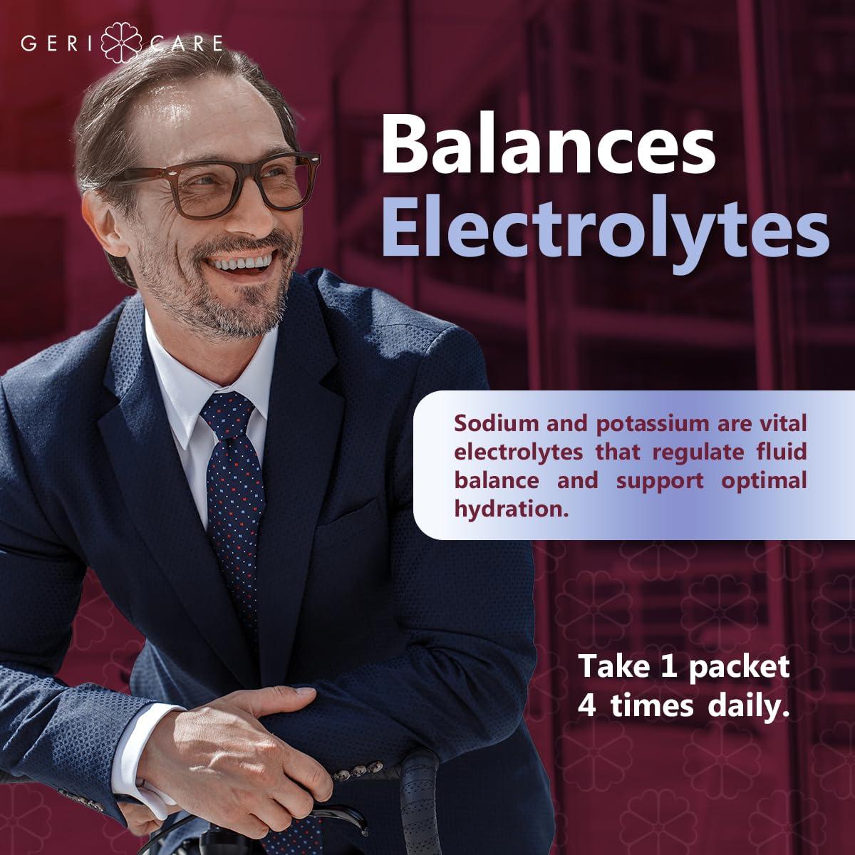 GeriCare GeriCare Phosphorus Supplement with Sodium & Potassium, Concentrated Strawberry Flavored Powder (100 1.5g Packets)