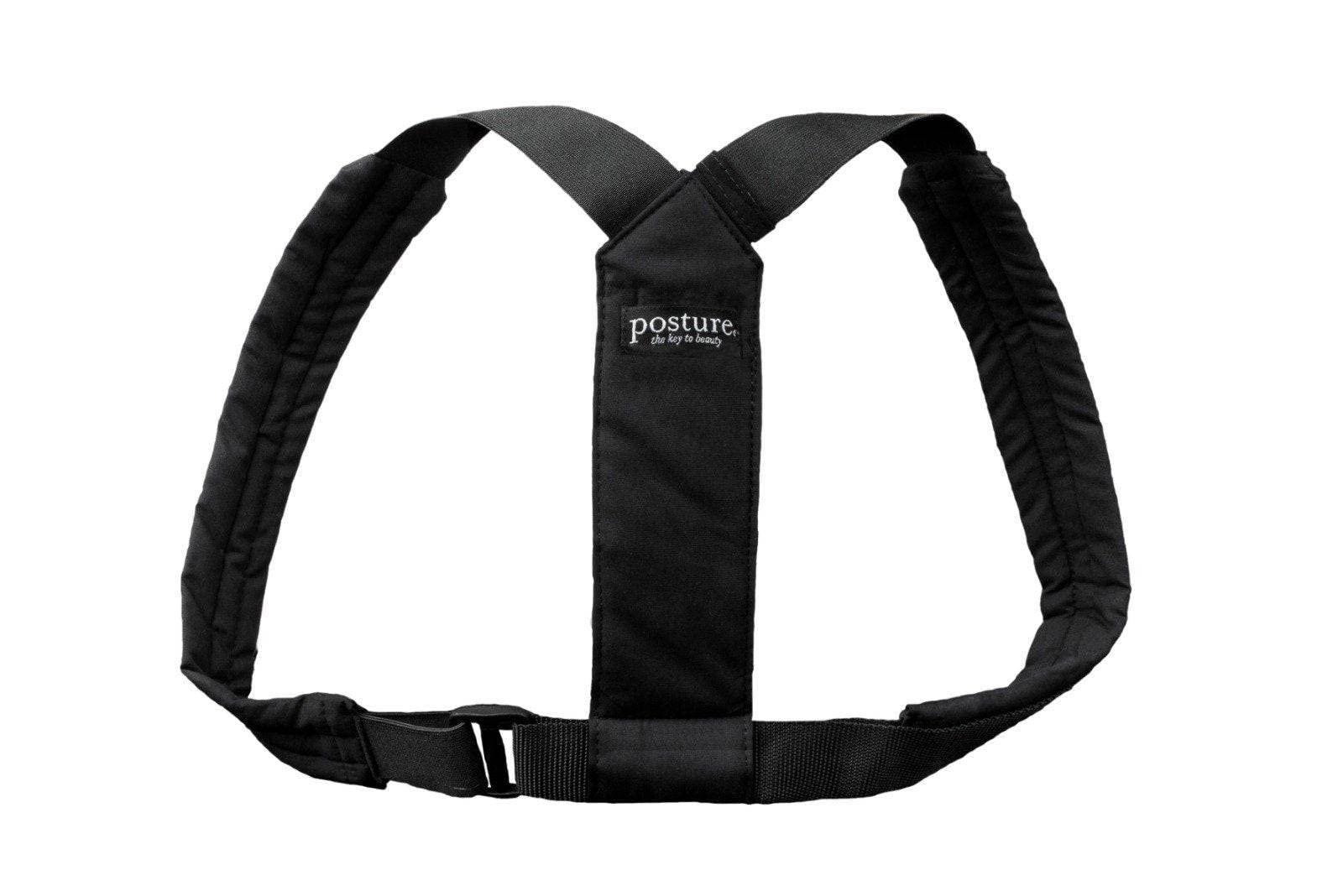 Swedish Posture Swedish Posture Classic Brace Shoulders and Upper Back Pain Relief ((Female L-XL / Male - L), Black)