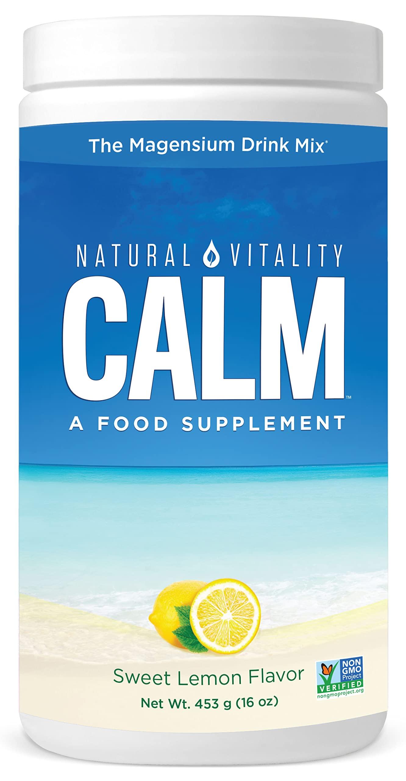 Natural Vitality Natural Vitality Vitamin Calm Lemon, 16 oz
