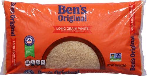 BEN\'S ORIGINAL BEN\'S ORIGINAL Enriched Long Grain White Rice, Parboiled Rice, 5 lb Bag (Pack of 2)
