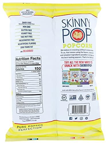 SkinnyPop Skinny Pop White Cheddar Sharing Size Popcorn, Gluten Free, 6.7 Ounces (Pack Of 3)
