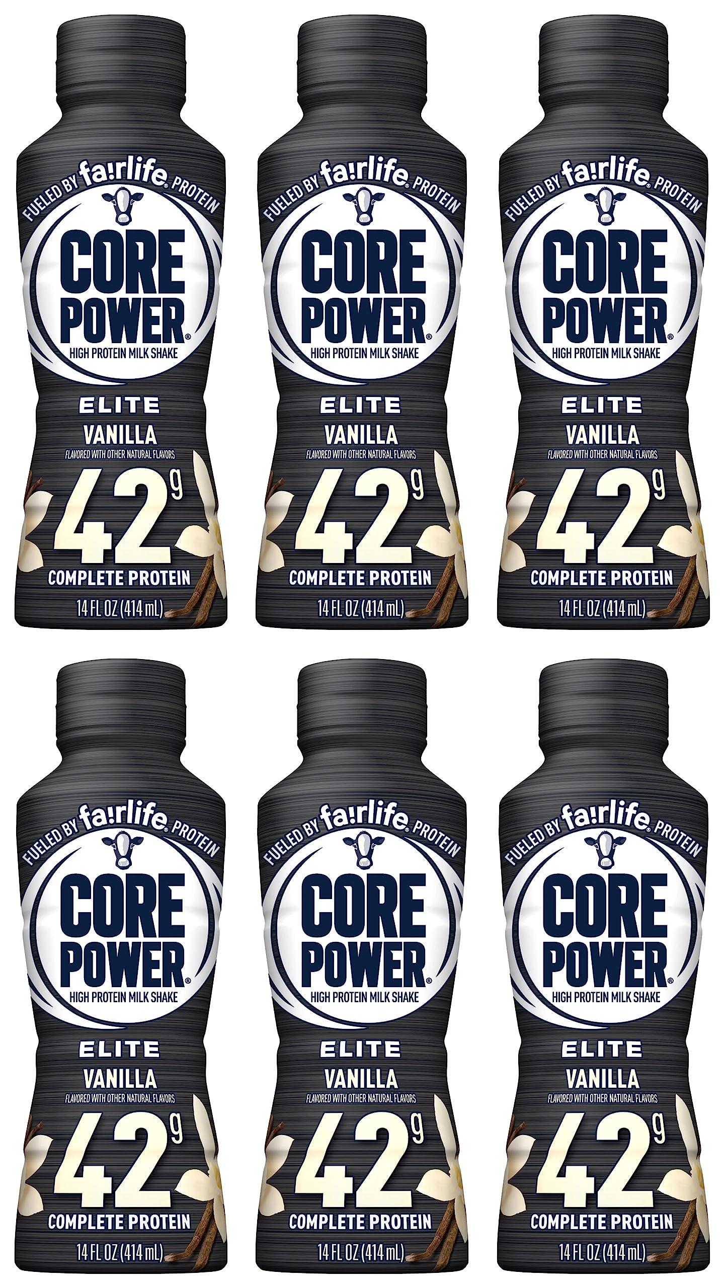 WESTERNMBY WESTERNMBY Fairlife Core Power High Protein Milk Shakes, Ready to Drink (6 Vanilla, 42g)