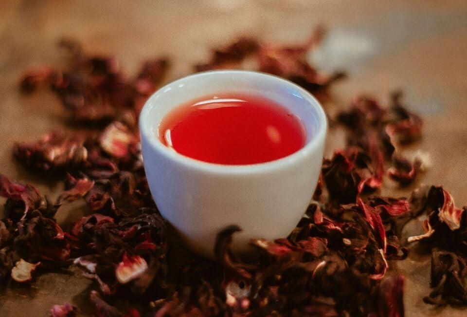 Akshit Akshit Dried Hibiscus Flowers, 5.20z, Dried Flowers, Flor De Jamaica, Natural Hibiscus Flower Tea. Whole Hibiscus Flower. No Caffeine, Vegan.