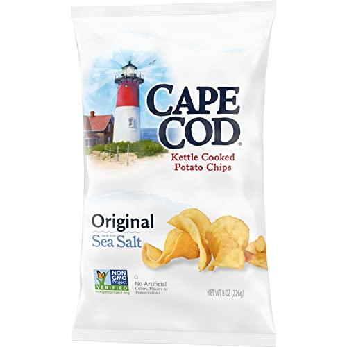 Cape Cod Cape Cod Potato Chips Original Kettle Cooked Chips, 8 Oz
