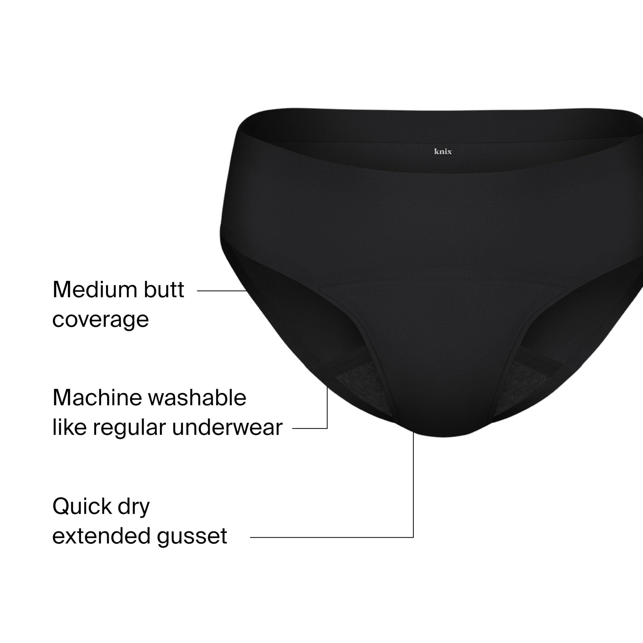 KNIX KNIX Super Leakproof Bikini - Period Underwear for Women - Black, X-Small (1 Pack)