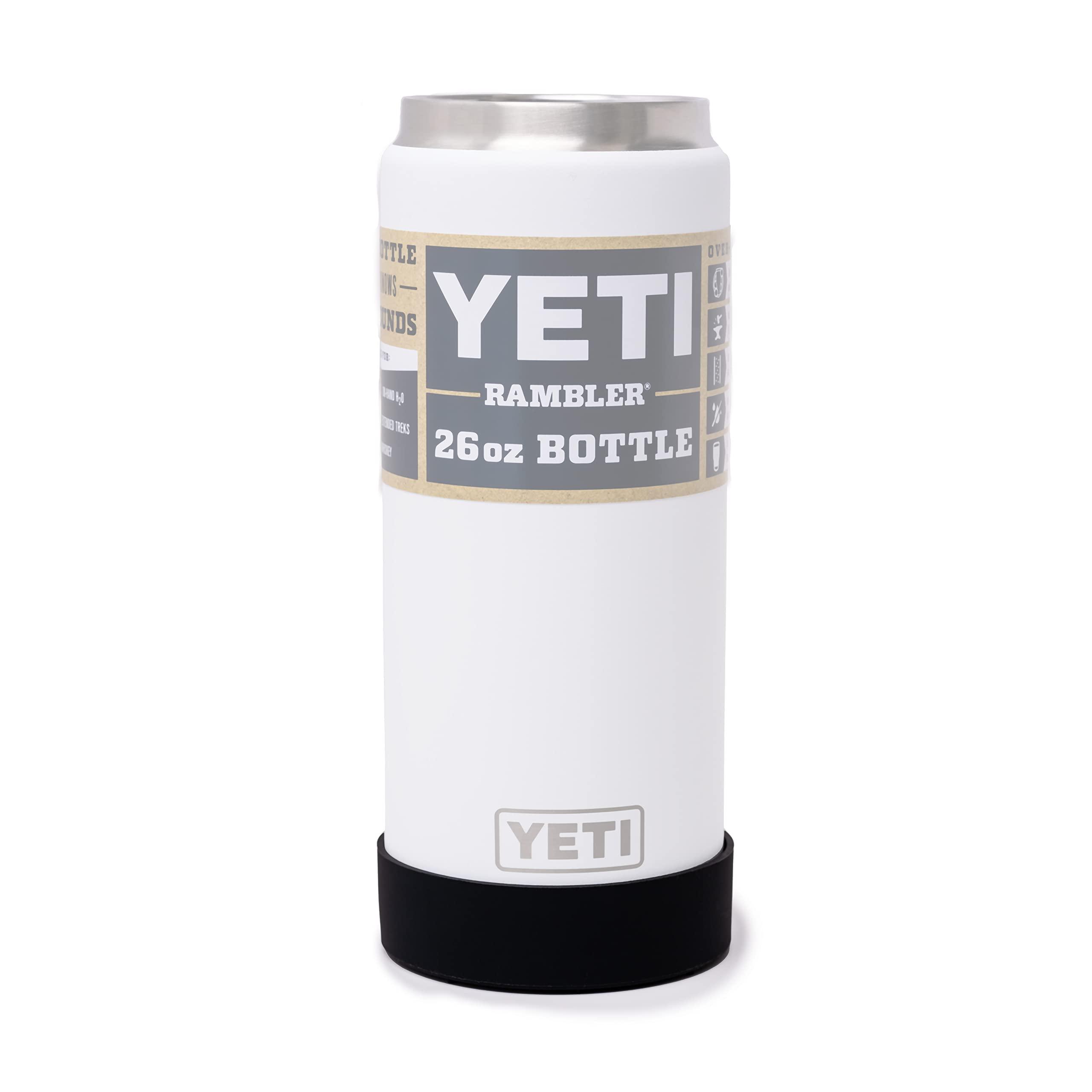 Thermalyfe Silicone Boot Sleeve Low Profile for Yeti Rambler Bottles and Cups (Black, 26oz Heavy Duty)