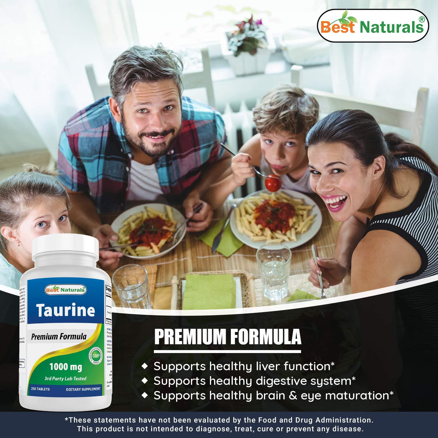 Best Naturals Best Naturals Glycine Supplement 1000 Mg & Taurine 1000 mg