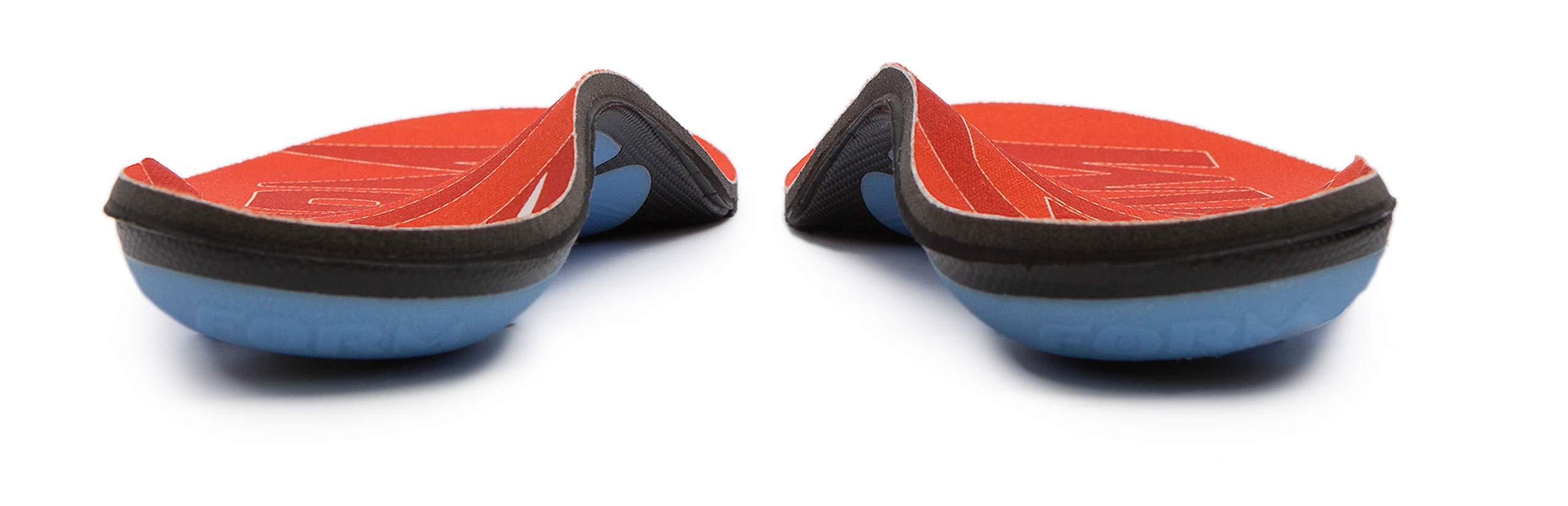 FORM Premium Insoles Form 220+ lbs Plantar Fasciitis Insoles  Reinforced Comfort Shaped High Arch Insoles Shoe Inserts for Plantar Fasciitis Women and Men  Shock Absorption - Flat Feet Orthotic Inserts for Work Boots