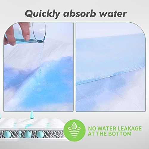 Green life universe 18 Pack Waterproof Underpads Washable Reusable Pet Training Bed Pad Soft Incontinence Adult Senior, 30\" x 34\"